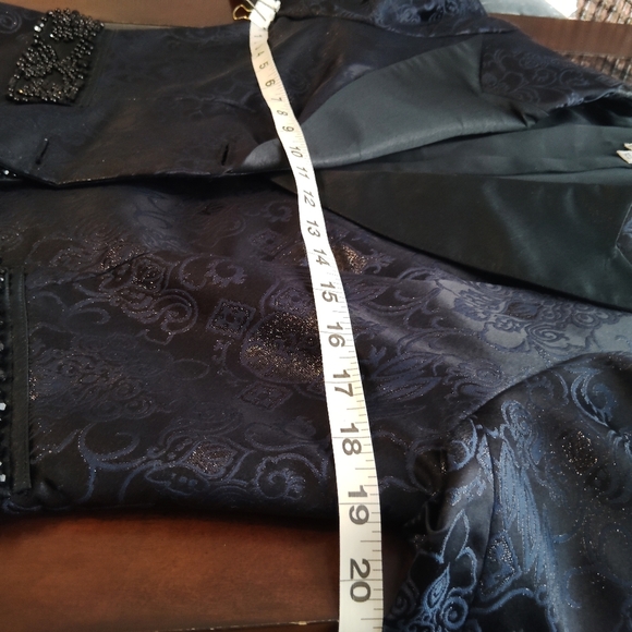 Kat Unger New York Sequined Blazer Jacket Size 12 - Picture 9 of 16